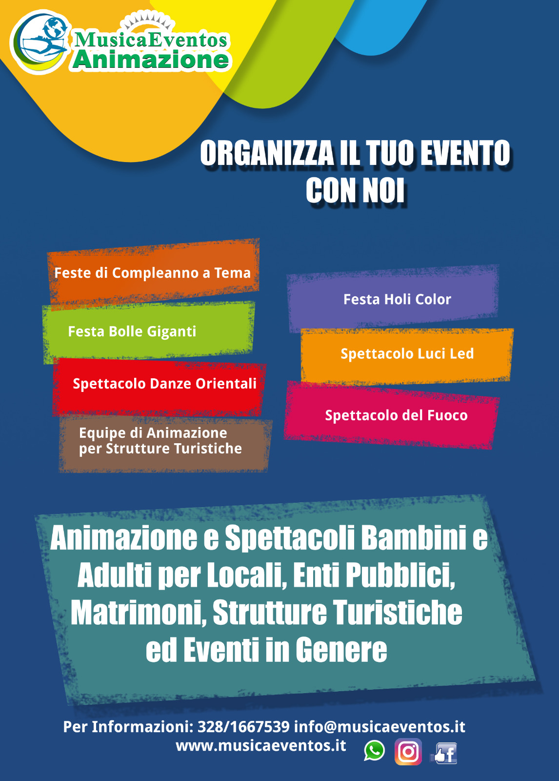 Organizza il tuo Evento con noi